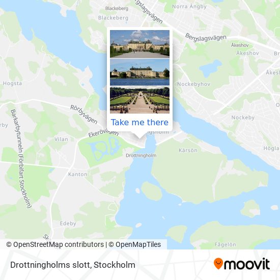 Drottningholms slott map