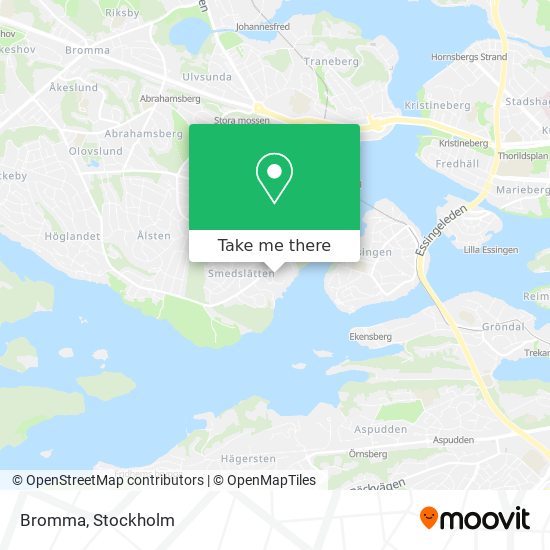 Bromma map