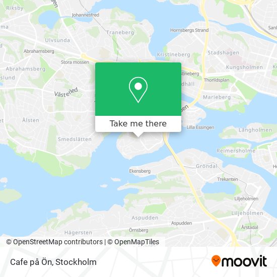 Cafe på Ön map