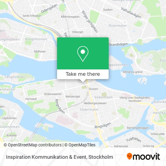 Inspiration Kommunikation & Event map