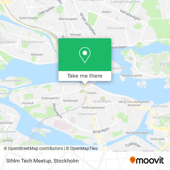 Sthlm Tech Meetup map