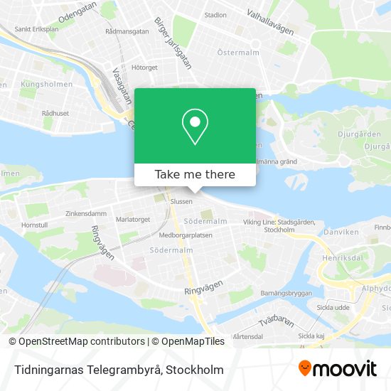 Tidningarnas Telegrambyrå map