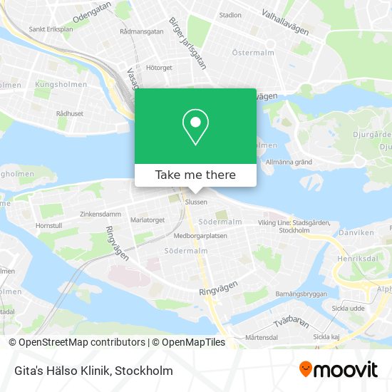 Gita's Hälso Klinik map