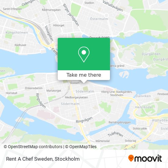 Rent A Chef Sweden map