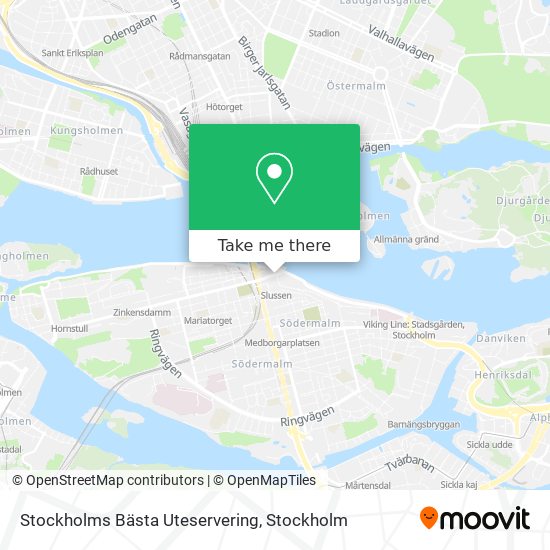 Stockholms Bästa Uteservering map