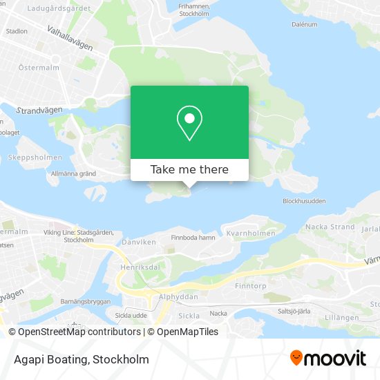 Agapi Boating map