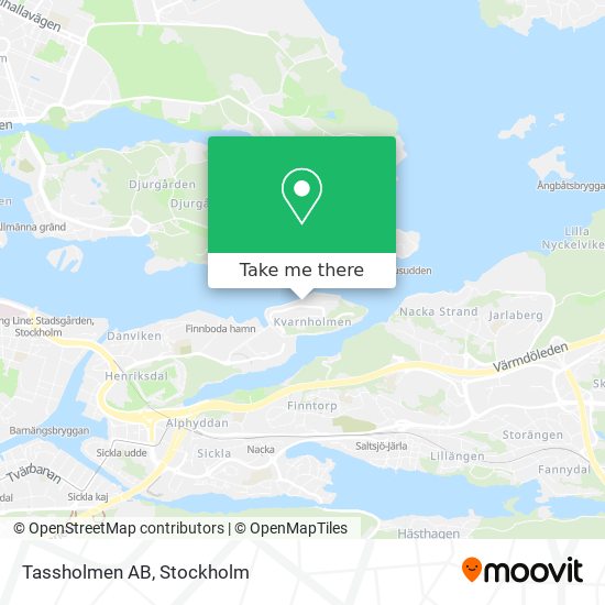 Tassholmen AB map