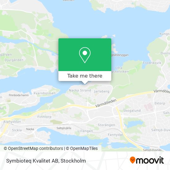 Symbioteq Kvalitet AB map