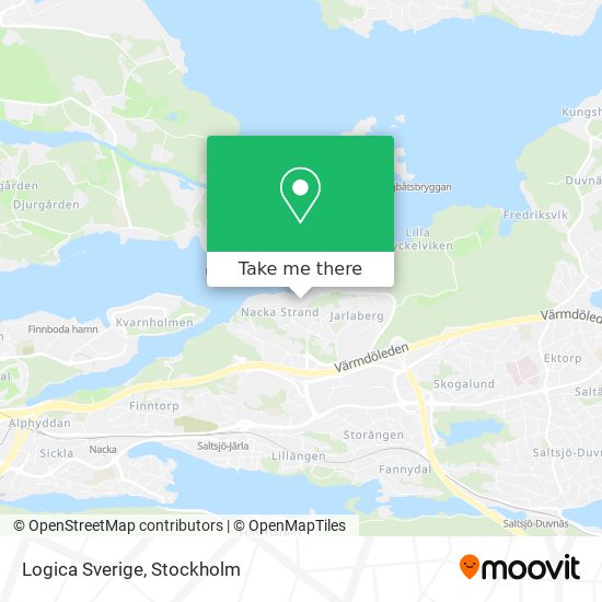 Logica Sverige map
