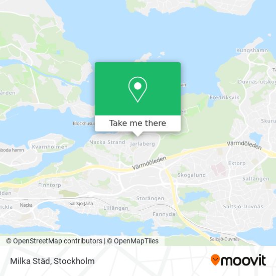 Milka Städ map