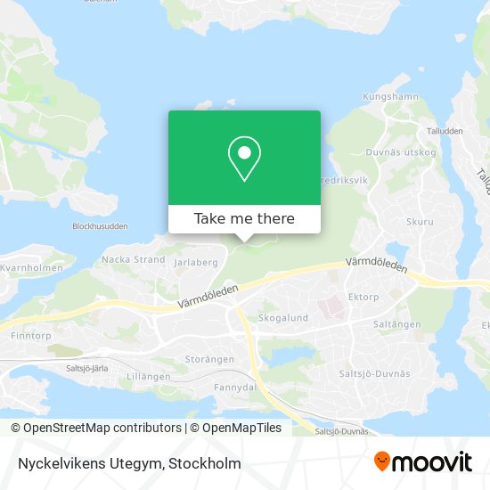 Nyckelvikens Utegym map