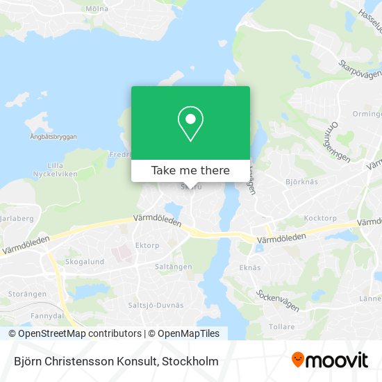 Björn Christensson Konsult map