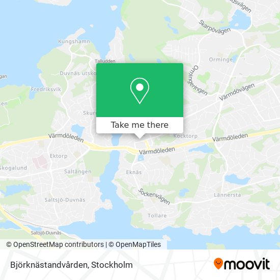 Björknästandvården map