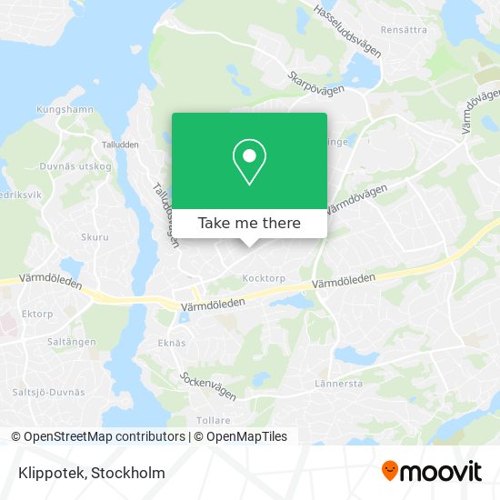 Klippotek map