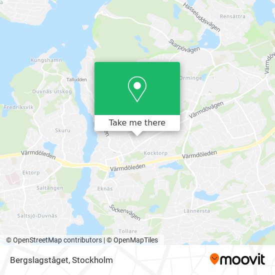 Bergslagståget map