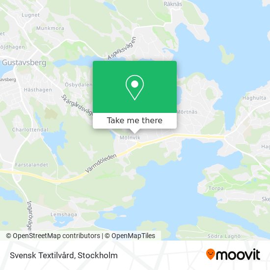 Svensk Textilvård map