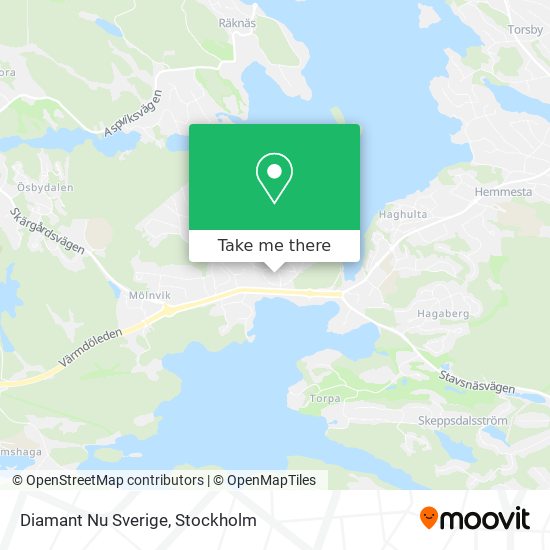 Diamant Nu Sverige map