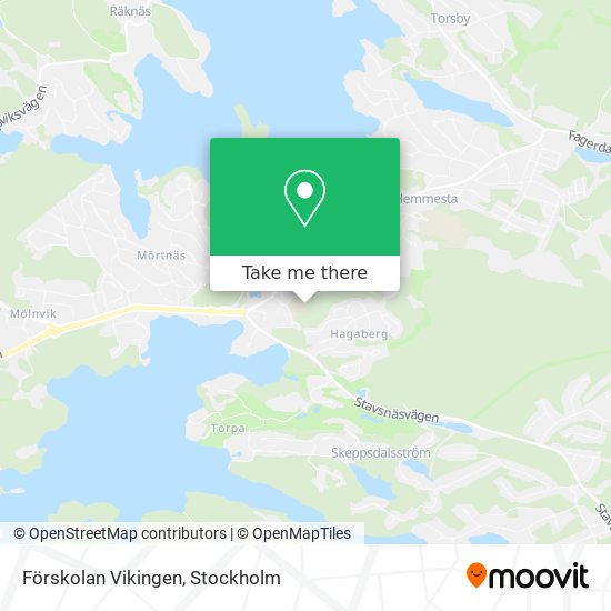 Förskolan Vikingen map