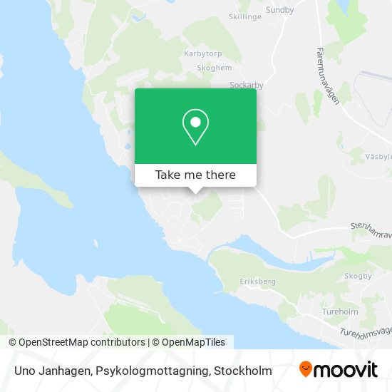 Uno Janhagen, Psykologmottagning map
