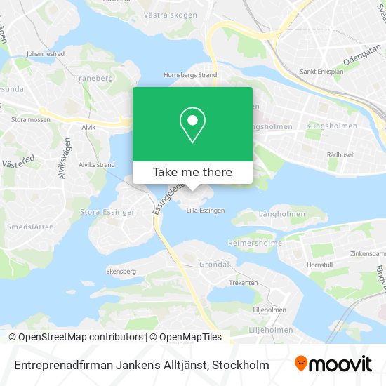 Entreprenadfirman Janken's Alltjänst map