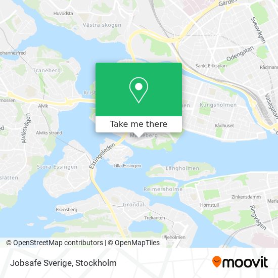 Jobsafe Sverige map