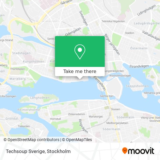 Techsoup Sverige map