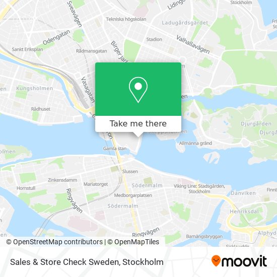 Sales & Store Check Sweden map