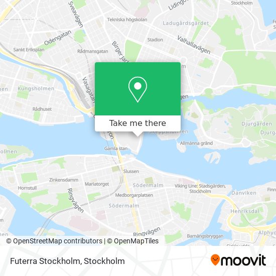 Futerra Stockholm map