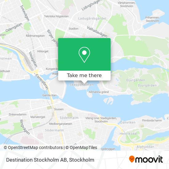 Destination Stockholm AB map