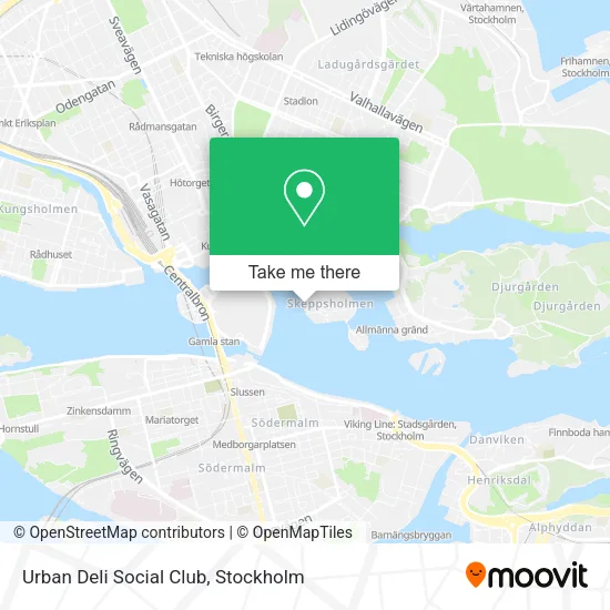 Urban Deli Social Club map