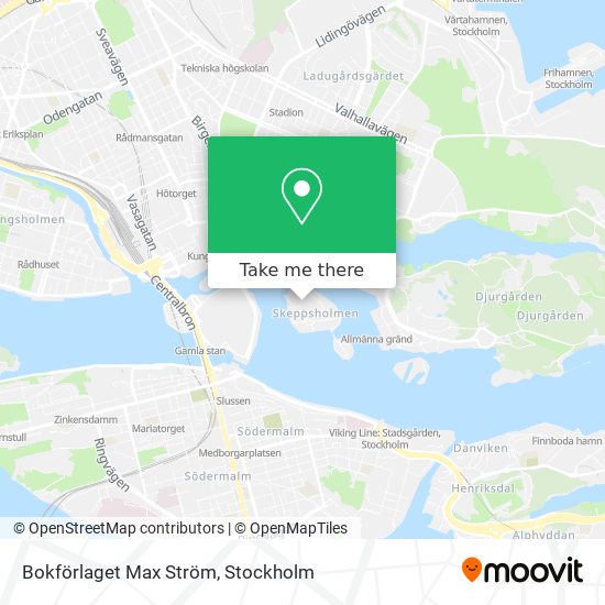 Bokförlaget Max Ström map