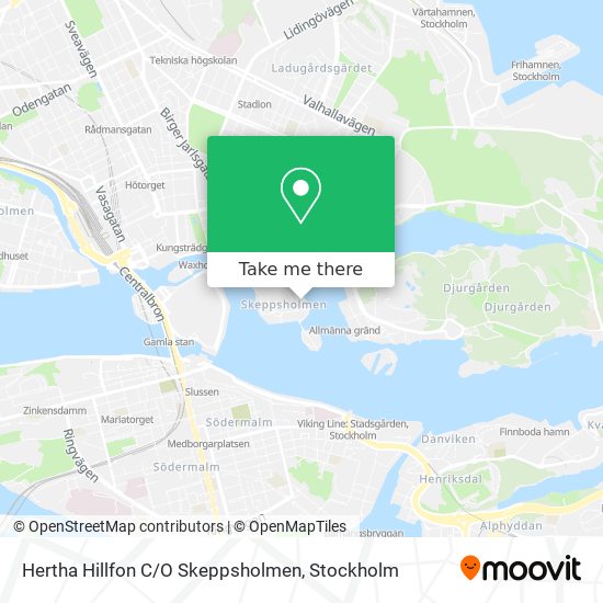 Hertha Hillfon C / O Skeppsholmen map