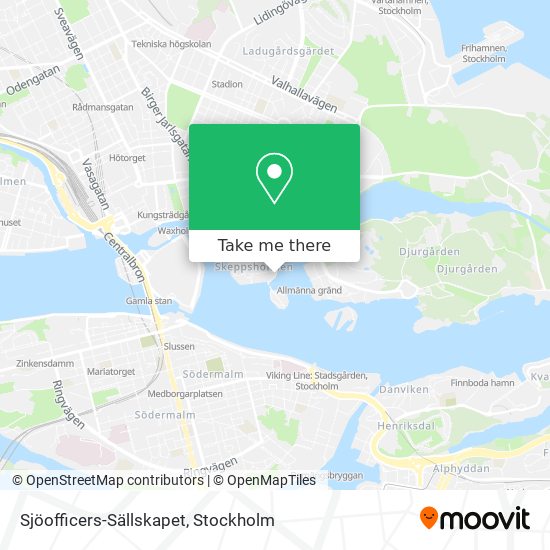 Sjöofficers-Sällskapet map