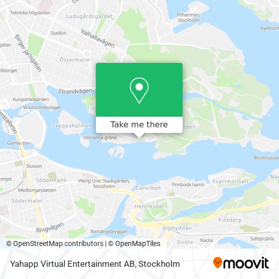 Yahapp Virtual Entertainment AB map