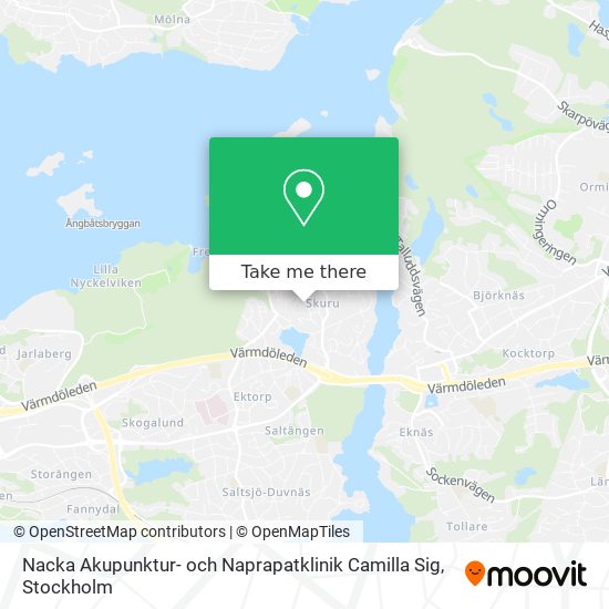 Nacka Akupunktur- och Naprapatklinik Camilla Sig map