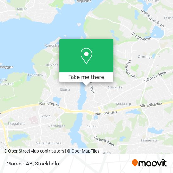 Mareco AB map