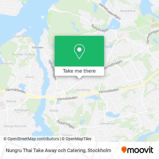 Nungru Thai Take Away och Catering map