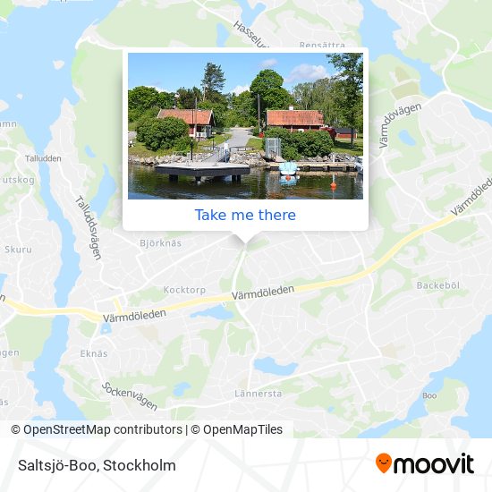 Saltsjö-Boo map