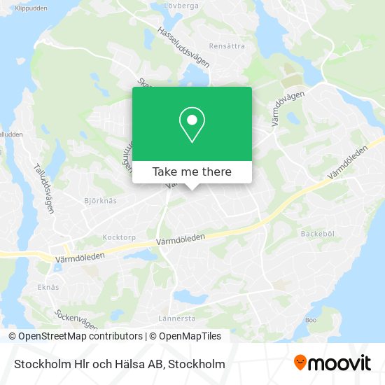 Stockholm Hlr och Hälsa AB map