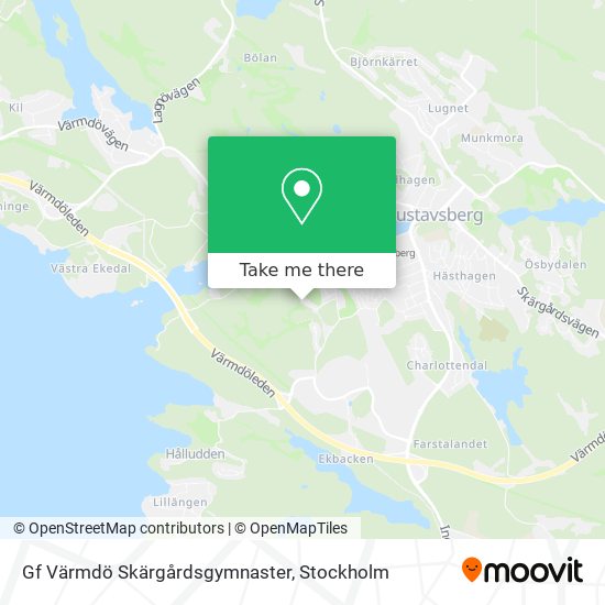 Gf Värmdö Skärgårdsgymnaster map