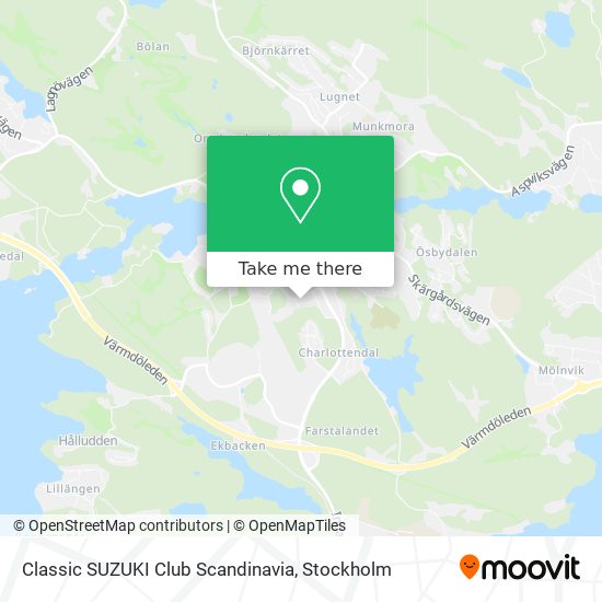 Classic SUZUKI Club Scandinavia map