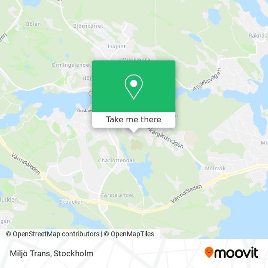 Miljö Trans map