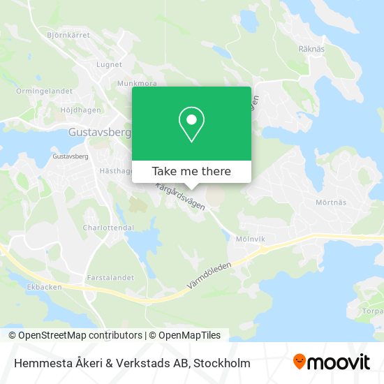 Hemmesta Åkeri & Verkstads AB map