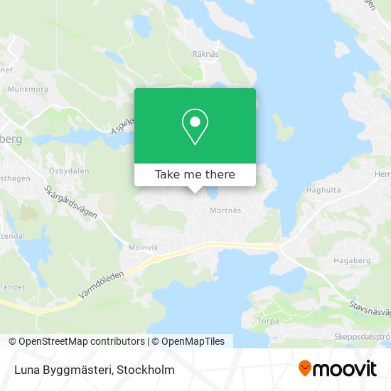 Luna Byggmästeri map