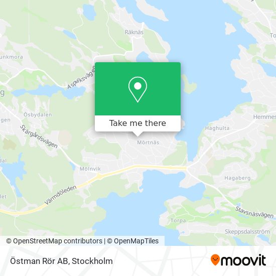 Östman Rör AB map