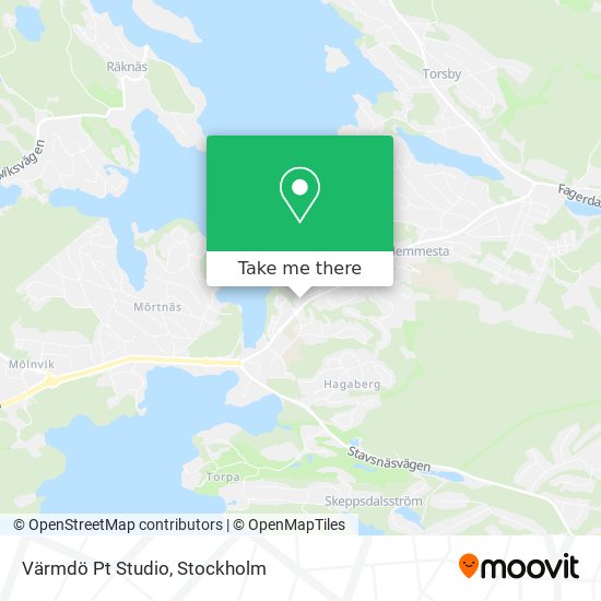 Värmdö Pt Studio map