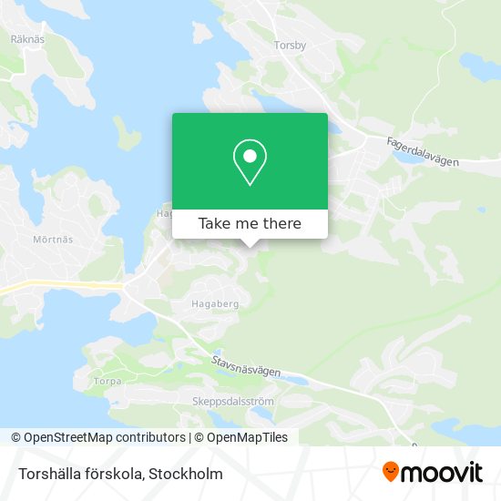 Torshälla förskola map