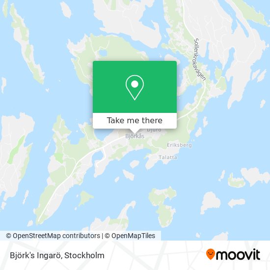 Björk's Ingarö map