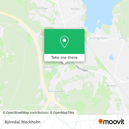 Björndal map