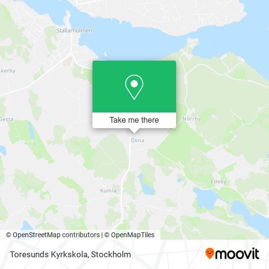 Toresunds Kyrkskola map